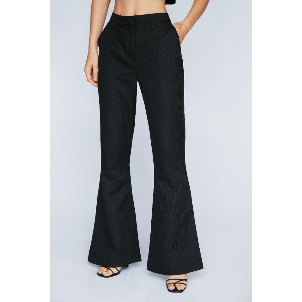Tailored Flare Leg Pants